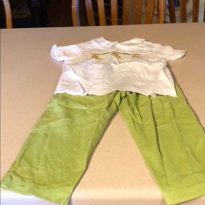 Boys 2pc Monkey Smocked outfit!